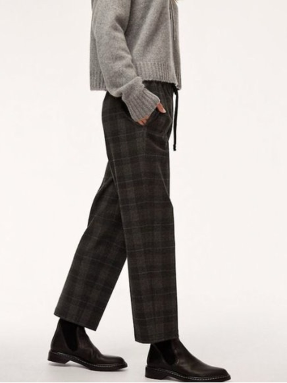 Babaton Plaid Jimmy Pant